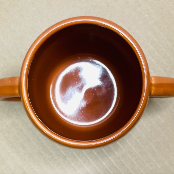 SOCK MONKEY 16 oz Ceramic COFFEE CUP / MUG Double Handles + Faces / Galerie - Picture 4 of 5